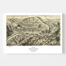 Vintage Map of Keystone, West Virginia 1911