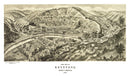 Vintage Map of Keystone, West Virginia 1911