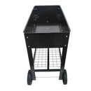Mobile Metal Raised Garden Bed Cart with Legs