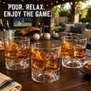 Baseball Whiskey Glass - 12oz
