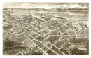 Vintage Map of Hickory, North Carolina 1907