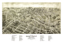 Vintage Map of High Point, North Carolina 1913