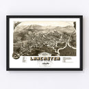 Vintage Map of Lancaster, New Hampshire 1883