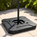274 LBS Cantilever Patio Umbrella Base with Handles by LJGDeals