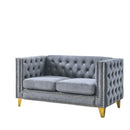 Modern Sofa With Button Tufting, Upholstered Couch For Living Room by HouseOfZazla