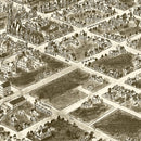 Vintage Map of Rocky Mount, North Carolina 1907