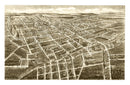 Vintage Map of Statesville, North Carolina 1907