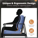 All-Weather Ergonomic Patio Armchairs With Thick Cushions (Set of 2) by HouseOfZazla