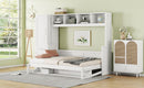 Space Saving Murphy Wall Bed With Closet And Drawers by HouseOfZazla