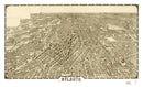 Vintage Map of Atlanta, Georgia 1919