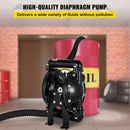 Air-Operated Double Diaphragm Pump 1 Inch Inlet Outlet Aluminum 35 GPM Max 120PSI by HouseOfZazla
