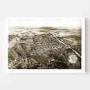 Vintage Map of Macon, Georgia 1912
