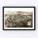 Vintage Map of Macon, Georgia 1912