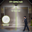 Solar Lights 88 LEDs Wall Lamps Outdoor 120¡ Motion Sensor Sound Control Lightings 270¡Illumination IP65 Waterproof w/ 2.5m Extend Wire for Garage Gar