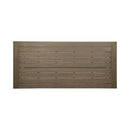 Outdoor Dining Table - Gray / Rustic Metal by HouseOfZazla