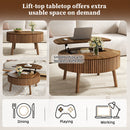 Modern Round Lift-Top Coffee Table