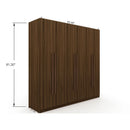 Gramercy - Free Standing Wardrobe Closet With Drawers And Shelves by HouseOfZazla