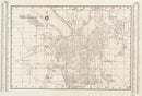 Vintage Map of Montgomery, Alabama 1956