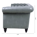 84.65" Rolled Arm Chesterfield 3 Seater Sofa.