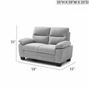 Summerton - Loveseat With Pillow Top Arms And Removable Back by Unique Piece Furniture