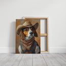 Deputy Beagle in Bandana and Hat
