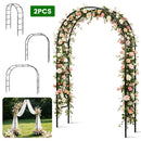 Adjustable Metal Garden Arch for Climbing Plants - 7.87ft Tall