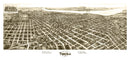 Vintage Map of Tulsa, Oklahoma 1918
