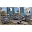 Carmen - Cool Motion Loveseat With Storage, With Reclining Function And Built In Storage - Gray by HouseOfZazla