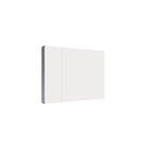 Aluminium Medicine Cabinet Mirror With LED Light And Defogging Function - Gray by HouseOfZazla