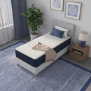 12" Medium Firm Euro Top Hybrid Cooling Gel Infused Pocket Spring And Memory Foam Mattress by HouseOfZazla