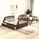 Bunk Bed With Drawers, Ladder And Storage Staircase by Unique Piece Furniture