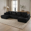 132.1 Inch Modular Sectional Sofa with Double Chaise