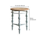 Round Top Carved Table For Living Room by HouseOfZazla