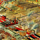 Vintage Map of Chicago, Illinois 1902