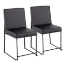 Fuji - Contemporary Modern Elegance With High Back Dining Chair (Set of 2) by HouseOfZazla