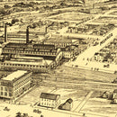 Vintage Map of MIlwaukee, Wisconsin 1906