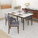 Laura - Mid-Century Modern Solid Wood Dining Chair (Set of 2) by Unique Piece Furniture