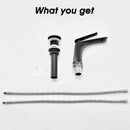 Single Hole Bathroom Sink Faucet with Pop Up Drain