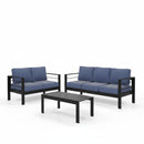 Outdoor Patio Set, All-Weather With Thick Cushions by HouseOfZazla