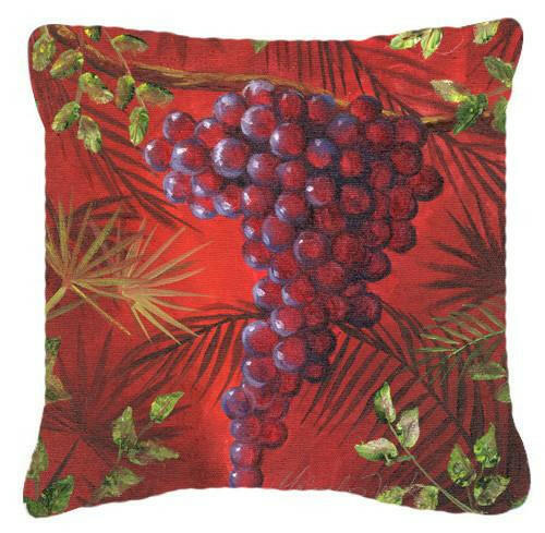 Sicillian Grapes by Malenda Trick Canvas Decorative Pillow TMTR0153PW1414