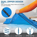 Reusable Mattress Bag for Moving Storage Waterproof Mattress Cover with Strong Wide Opening Zipper Strap Handles Mattress Protector Moving Supplies