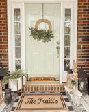 Double Border Personalized Doormats