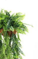Fern Artificial Hanging Basket 13.8×49.2in – UV Resistant