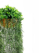 Fern Artificial Hanging Basket 13.8×55.1in – UV Resistant