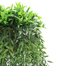 Fern Artificial Hanging Basket 13.8×55.1in – UV Resistant