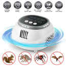 Ultrasonic Rodent Chaser Rat Repellent Pest Driver Mouse Control Squirrel Repeller with 4 Modes 4-65KHz Strobe Light 4 Timer 1292sq.ft. Coverage for R