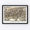 Vintage Map of St. Louis, Missouri 1907