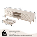 Media Console With 4 Drawers And Cable Management by Unique Piece Furniture