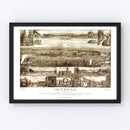 Vintage Map of Olympia, Washington 1903
