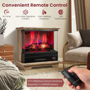 27 Inch Freestanding Fireplace with Remote Control by LJGDeals